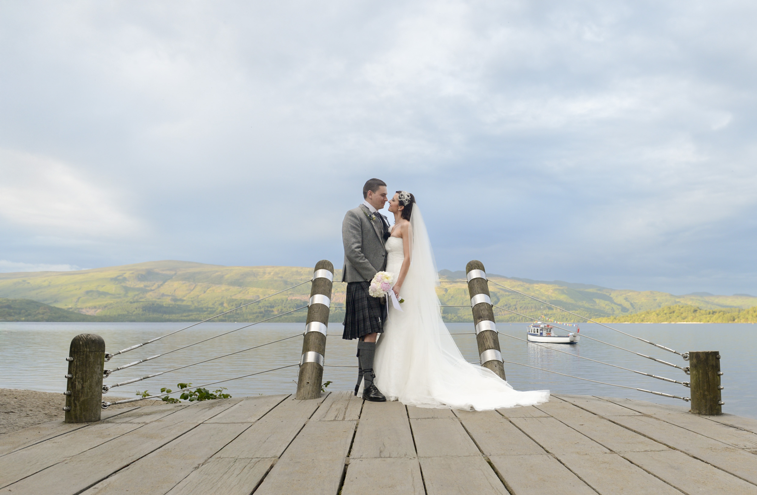 Lodge on Loch Lomond Wedding Photographer