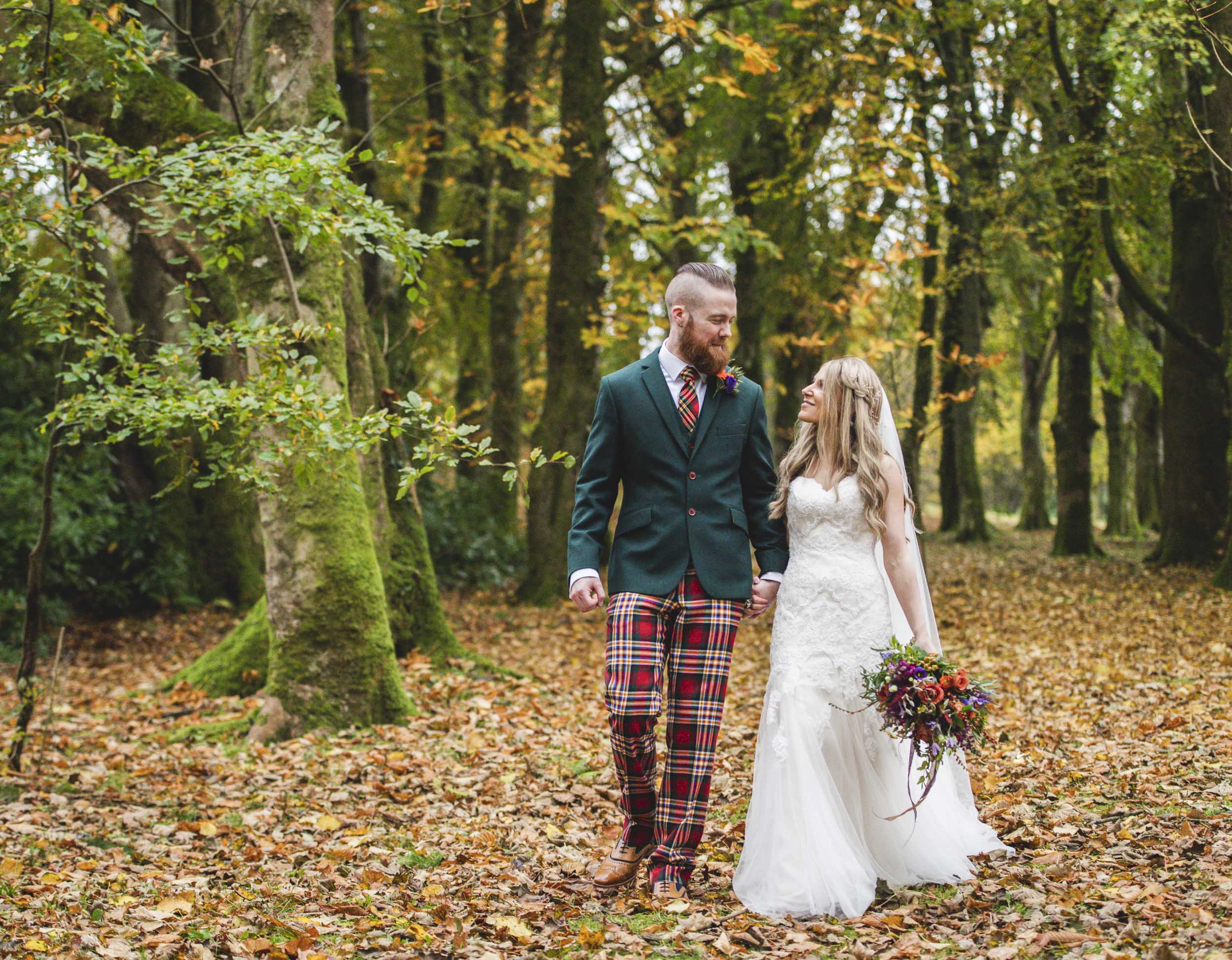 Autumn Wedding Glenapp castle