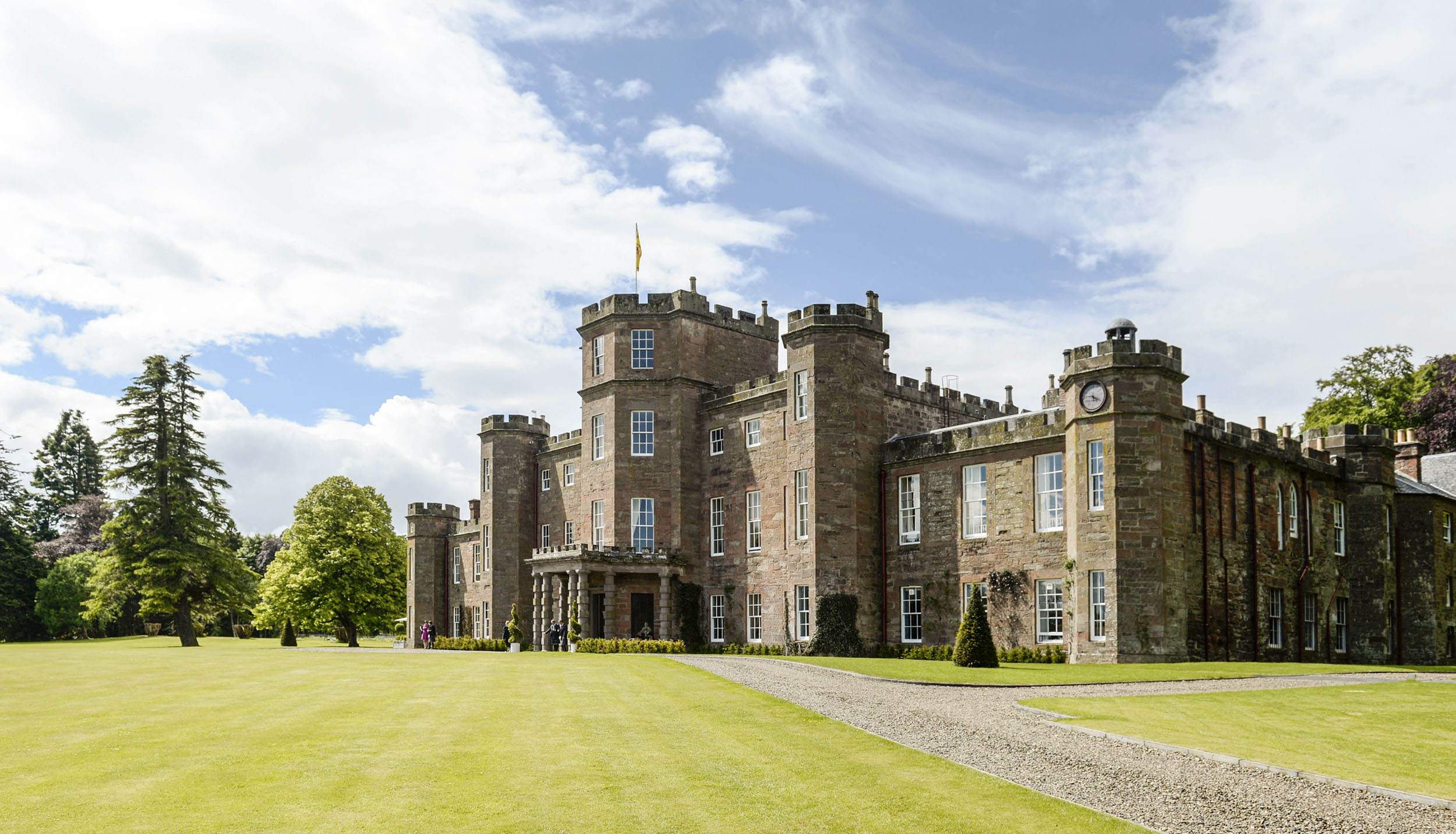 Fasque castle wedding photography