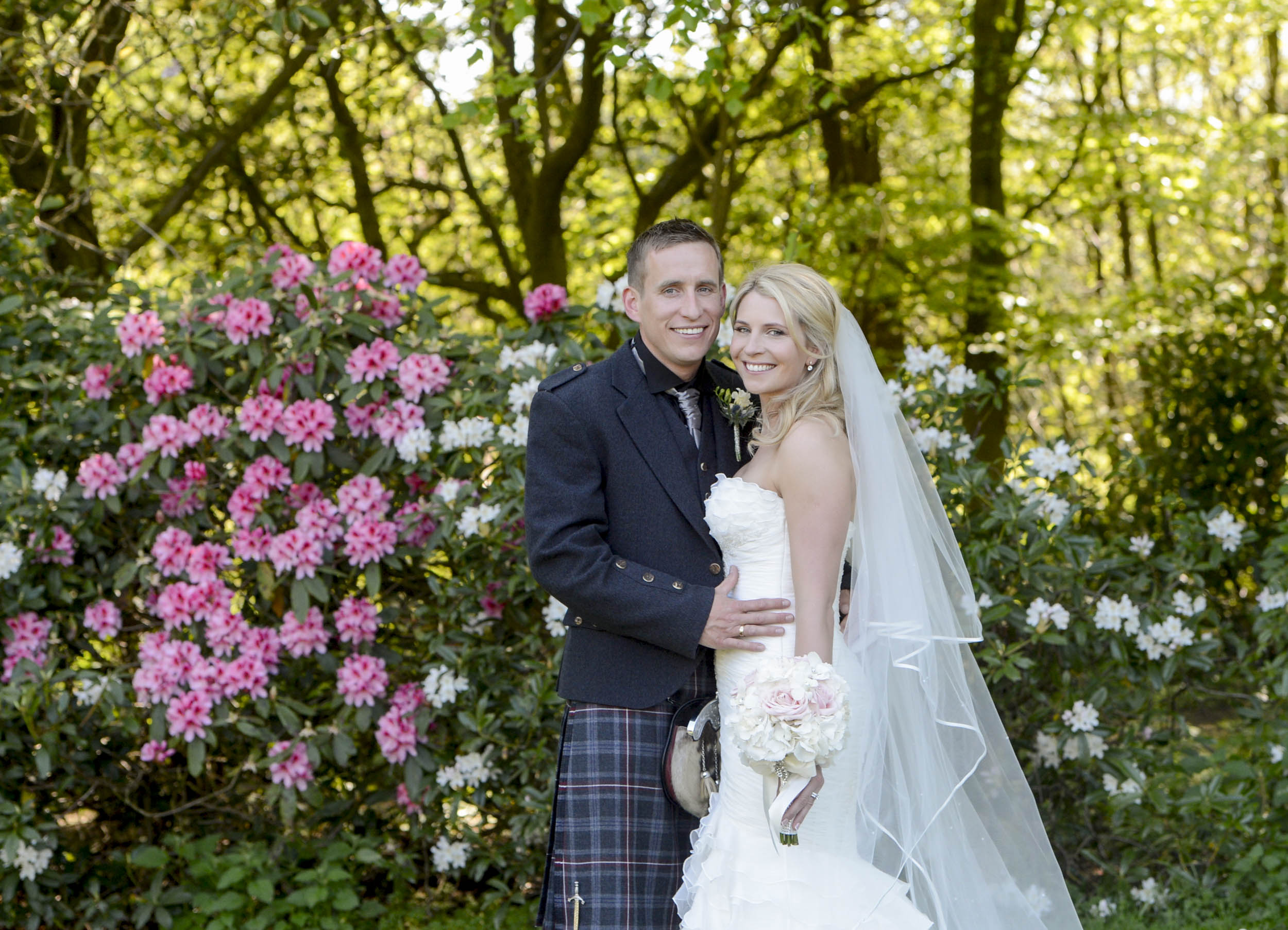 Balbirnie House Spring Wedding