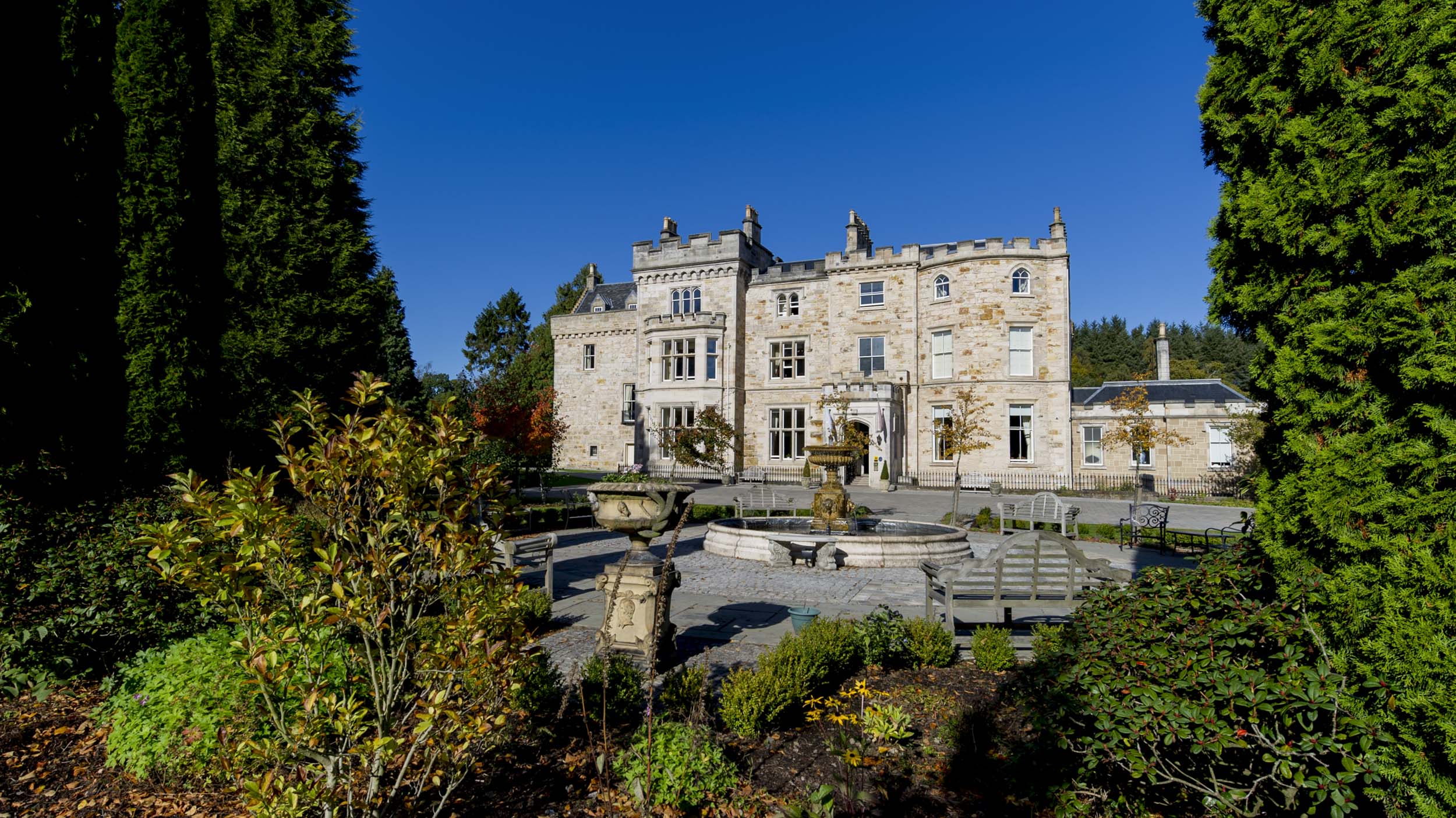 Roman Camp Hotel winter wedding