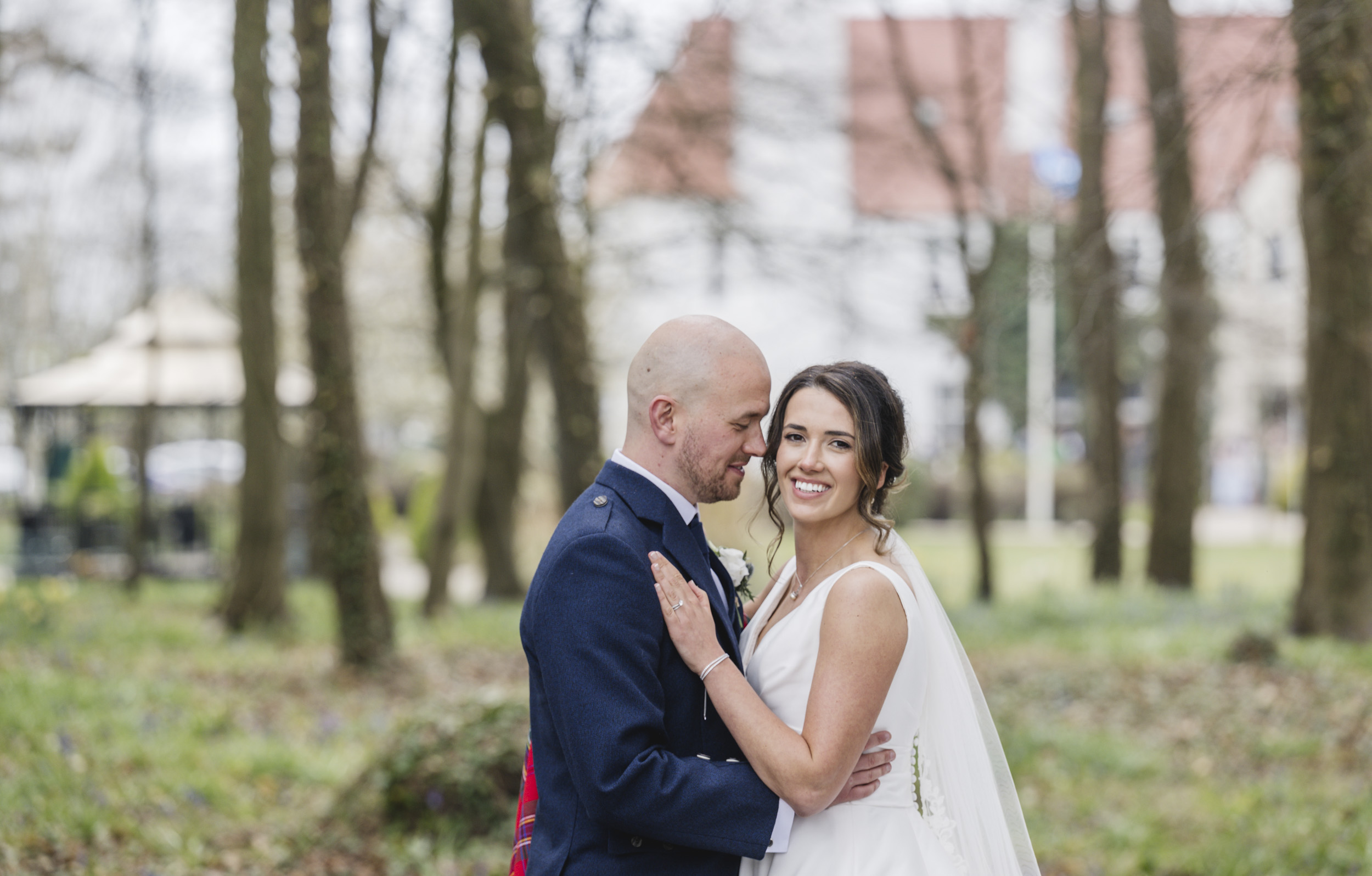 Lochgreen House spring wedding